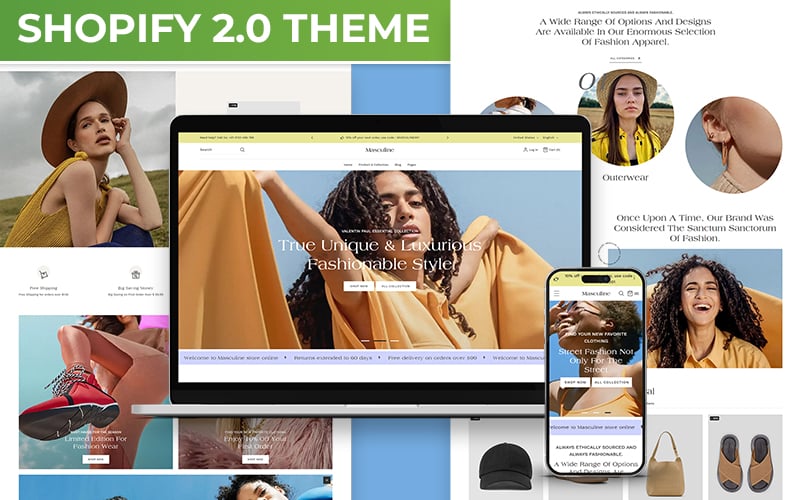 Masculine - Fashion Store Shopify 2.0 Responsive Theme