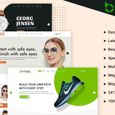 Bootstrap Clean Shopify Themes 411500