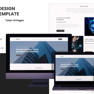 Creative Design Responsive Website Templates 411501