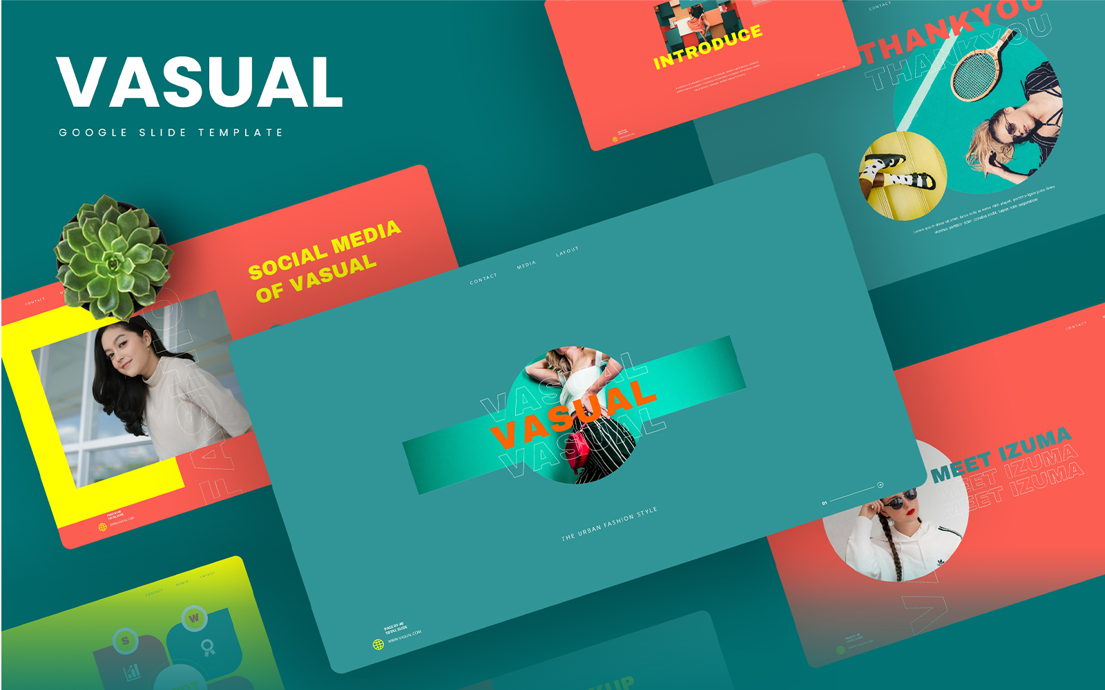 Vasual – Urban Fashion Google Slides Template