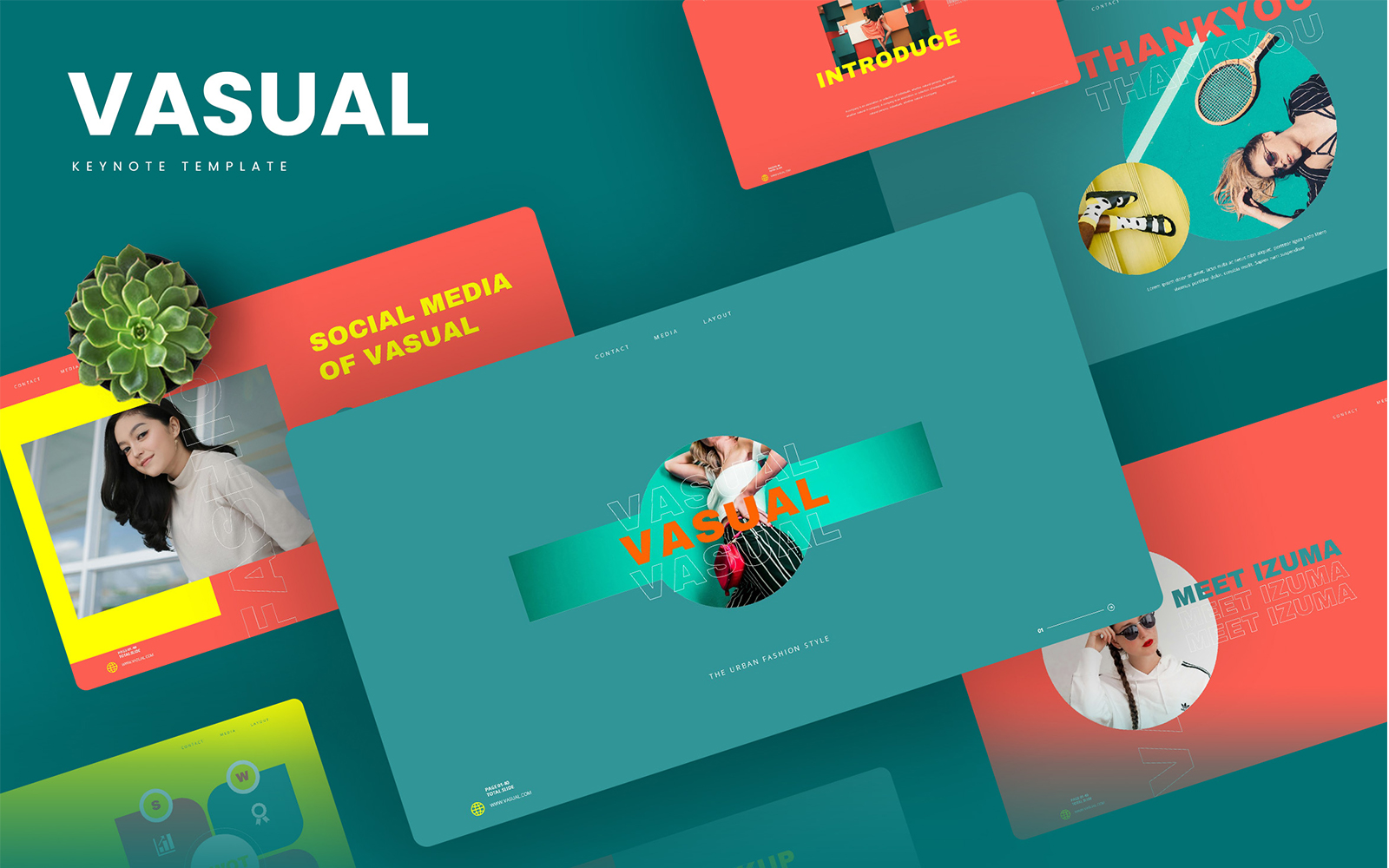 Vasual – Urban Fashion Keynote Template