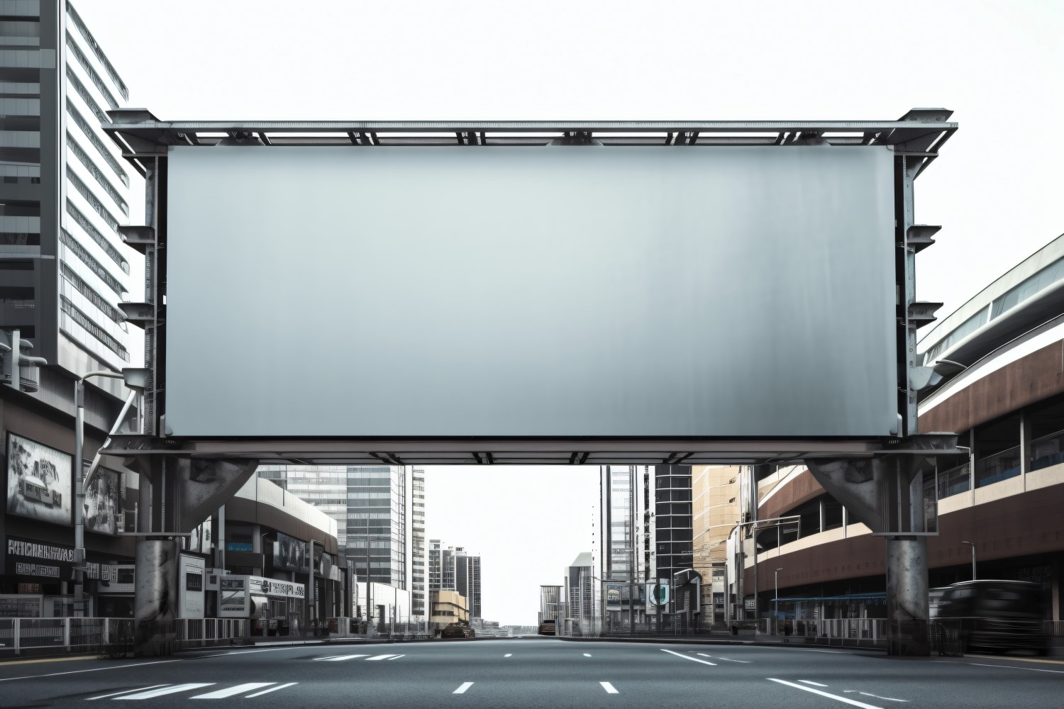 Roadside Billboard Advertisement Mockup 1