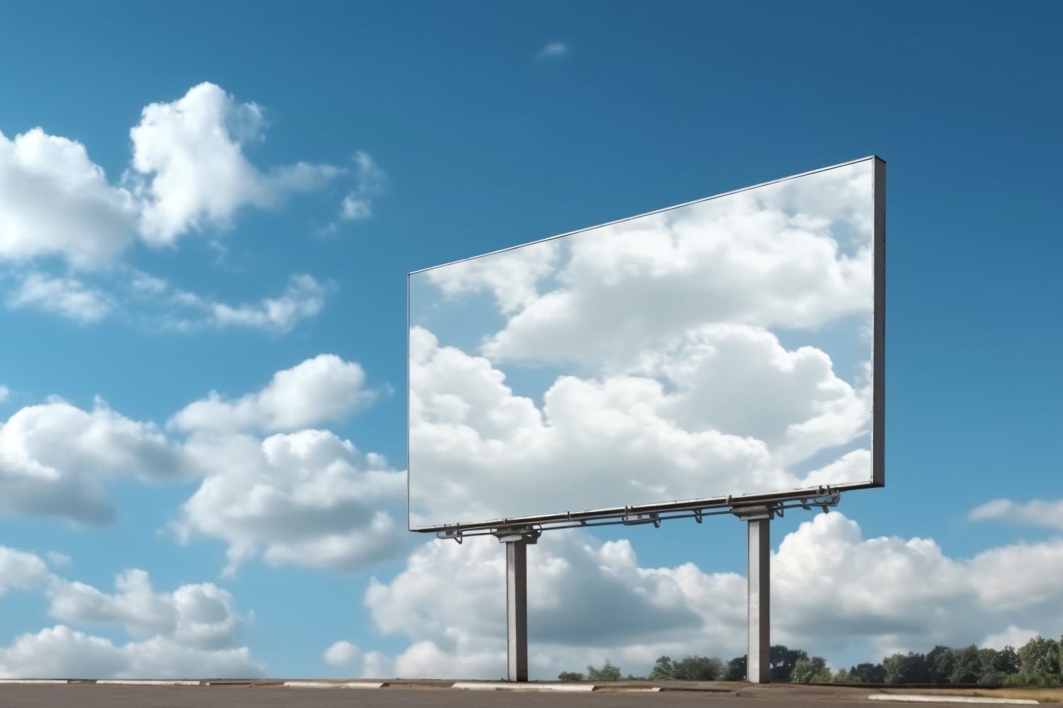 Roadside Billboard Advertisement Mockup 25