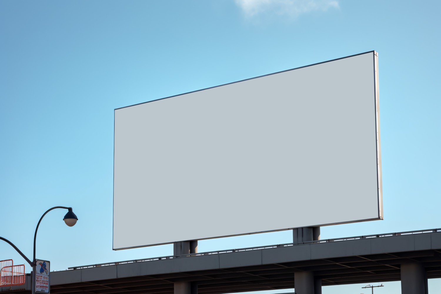 Roadside Billboard Advertisement Mockup 21