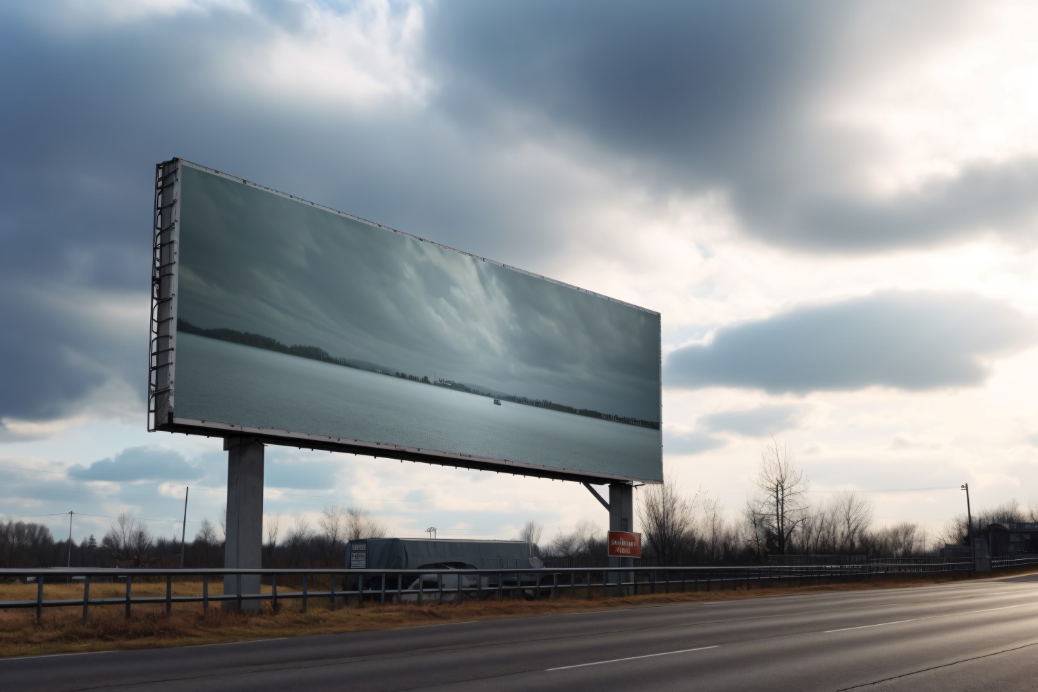 Roadside Billboard Advertisement Mockup 30