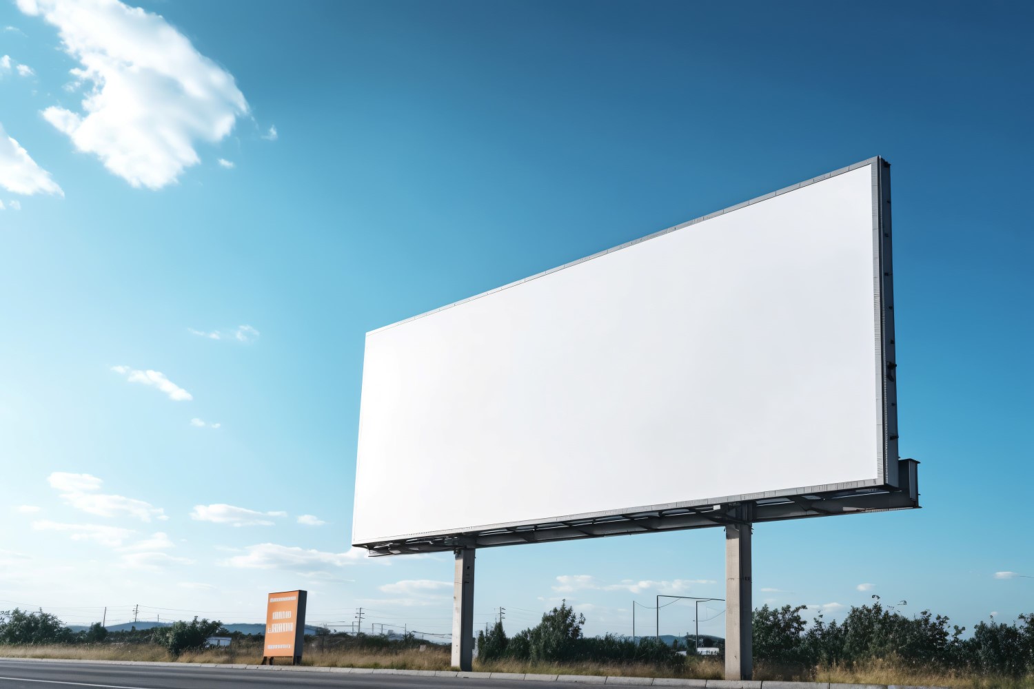 Roadside Billboard Advertisement Mockup 28