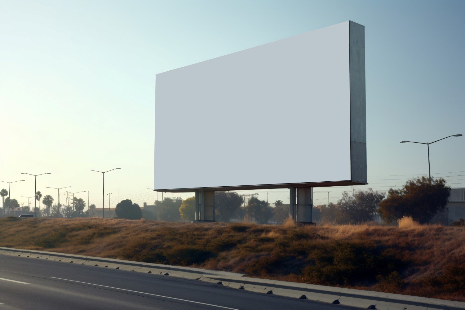 Roadside Billboard Advertisement Mockup 18