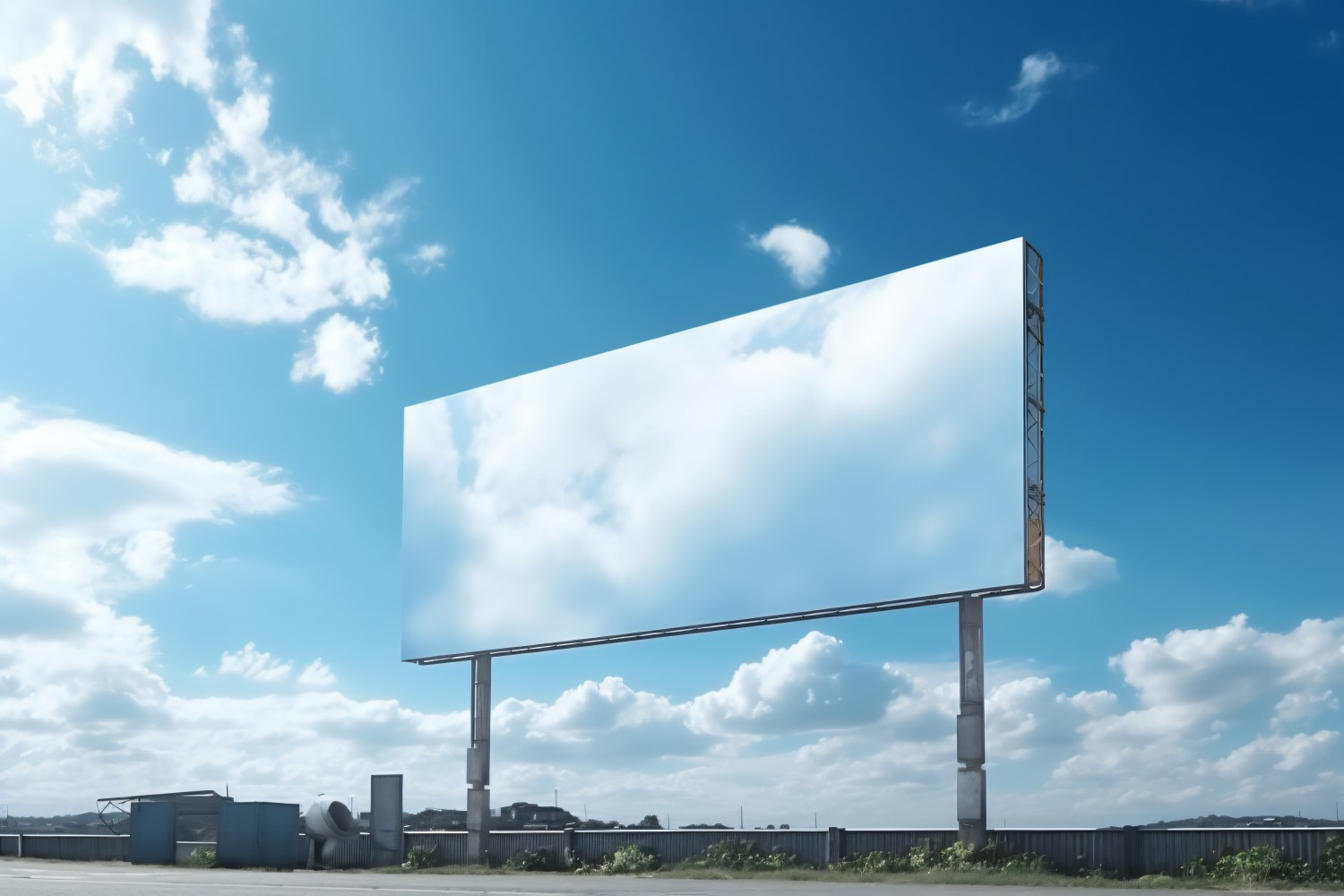 Roadside Billboard Advertisement Mockup 27