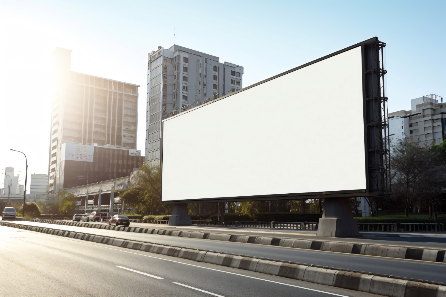 Roadside Billboard Advertisement Mockup 40