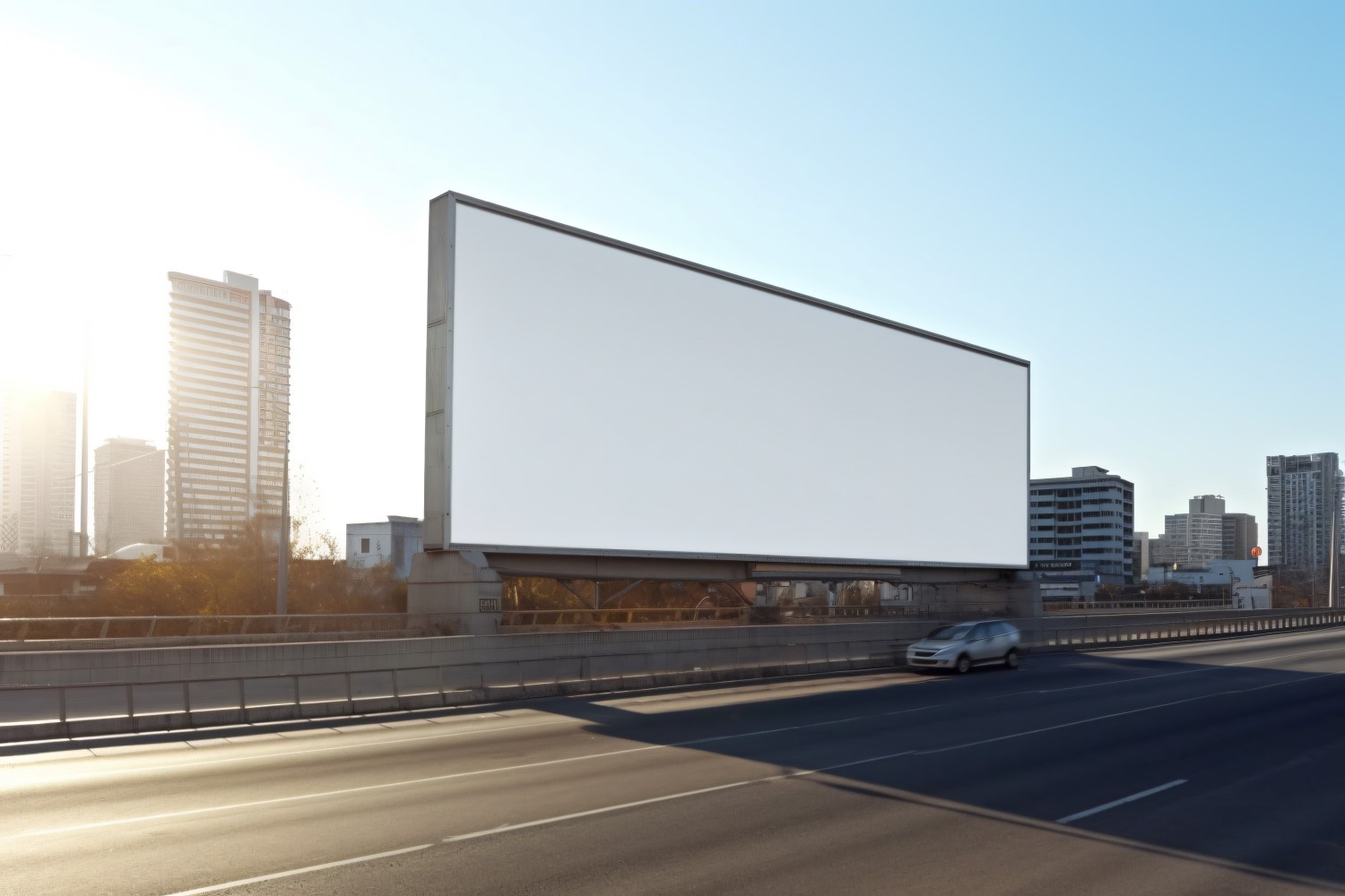 Roadside Billboard Advertisement Mockup 42