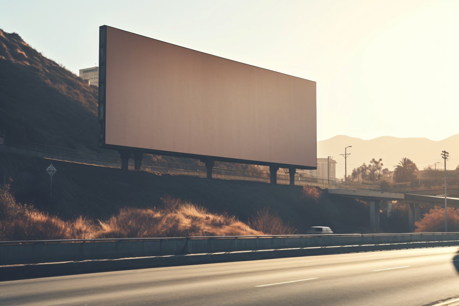 Roadside Billboard Advertisement Mockup 50