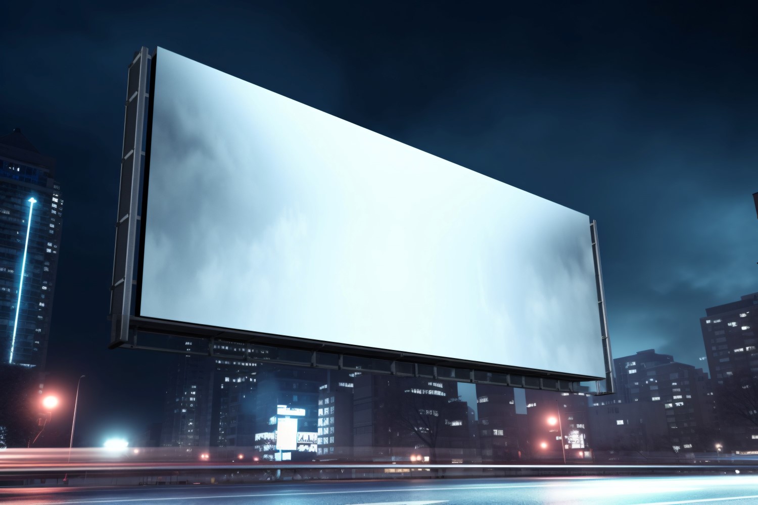 Roadside Billboard Advertisement Mockup 77