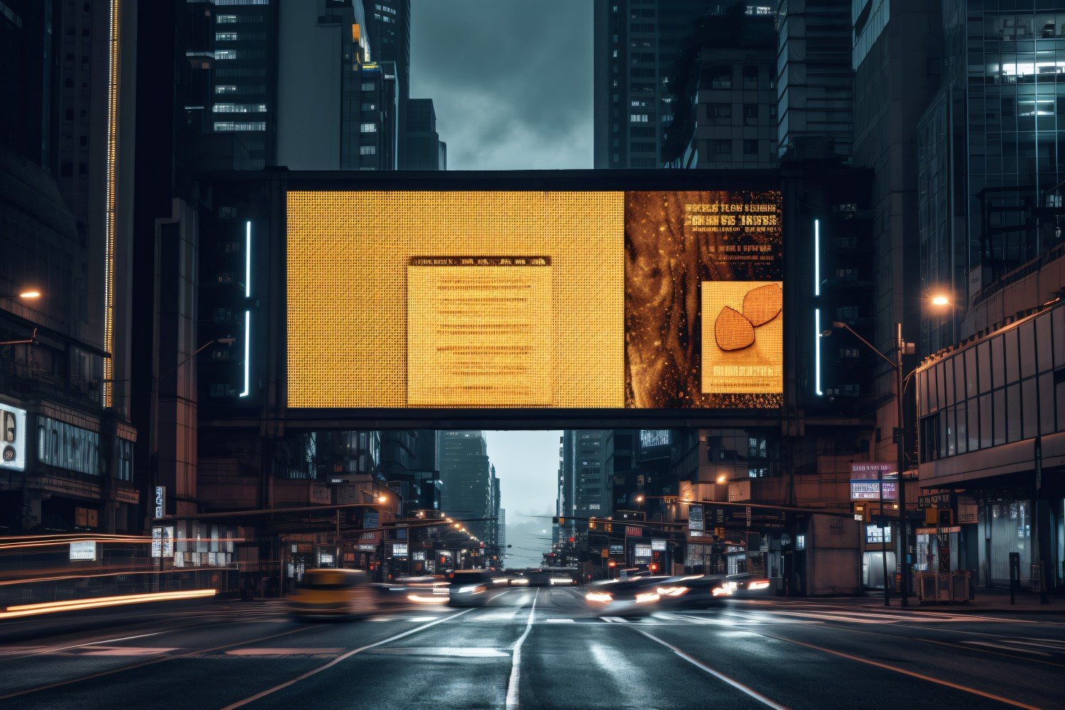 Roadside Billboard Advertisement Mockup 70