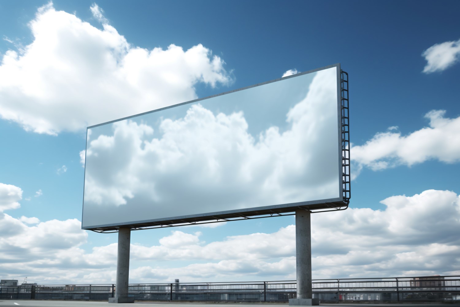 Roadside Billboard Advertisement Mockup 55