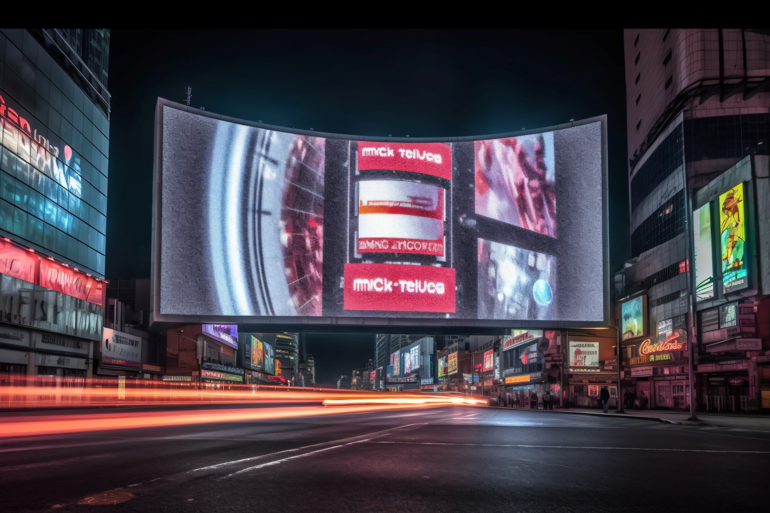 Roadside Billboard Advertisement Mockup 59