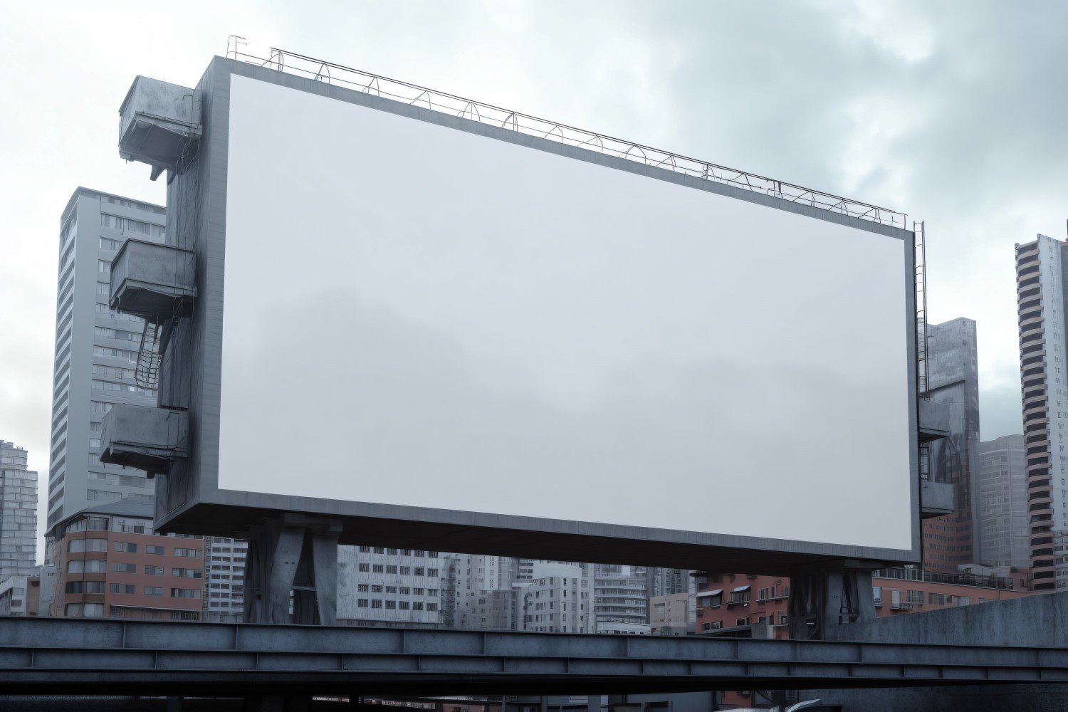 Roadside Billboard Advertisement Mockup 83