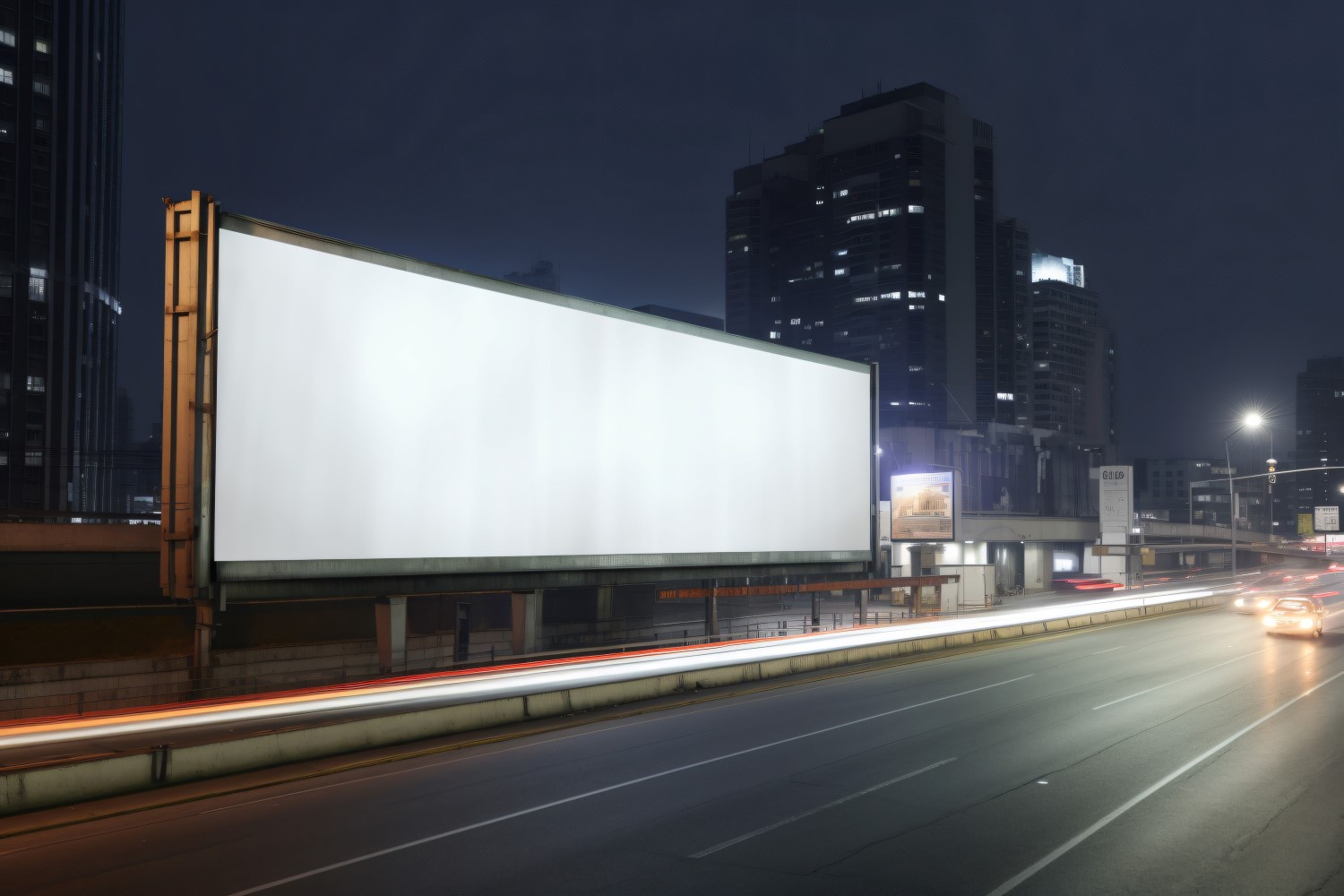 Roadside Billboard Advertisement Mockup 85