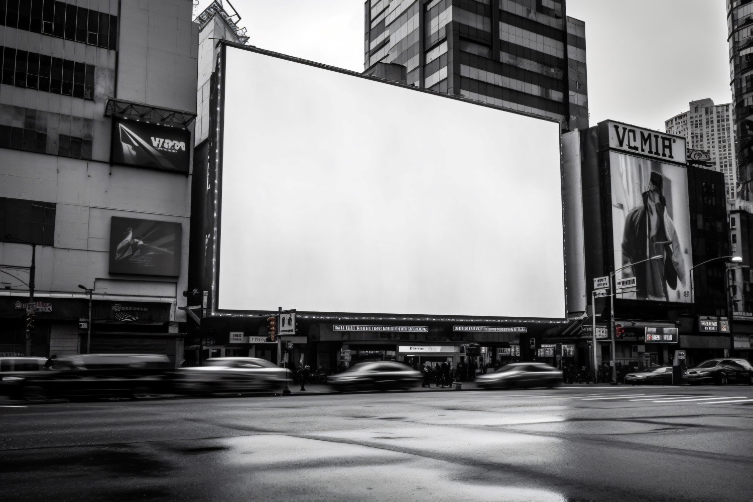 Roadside Billboard Advertisement Mockup 75