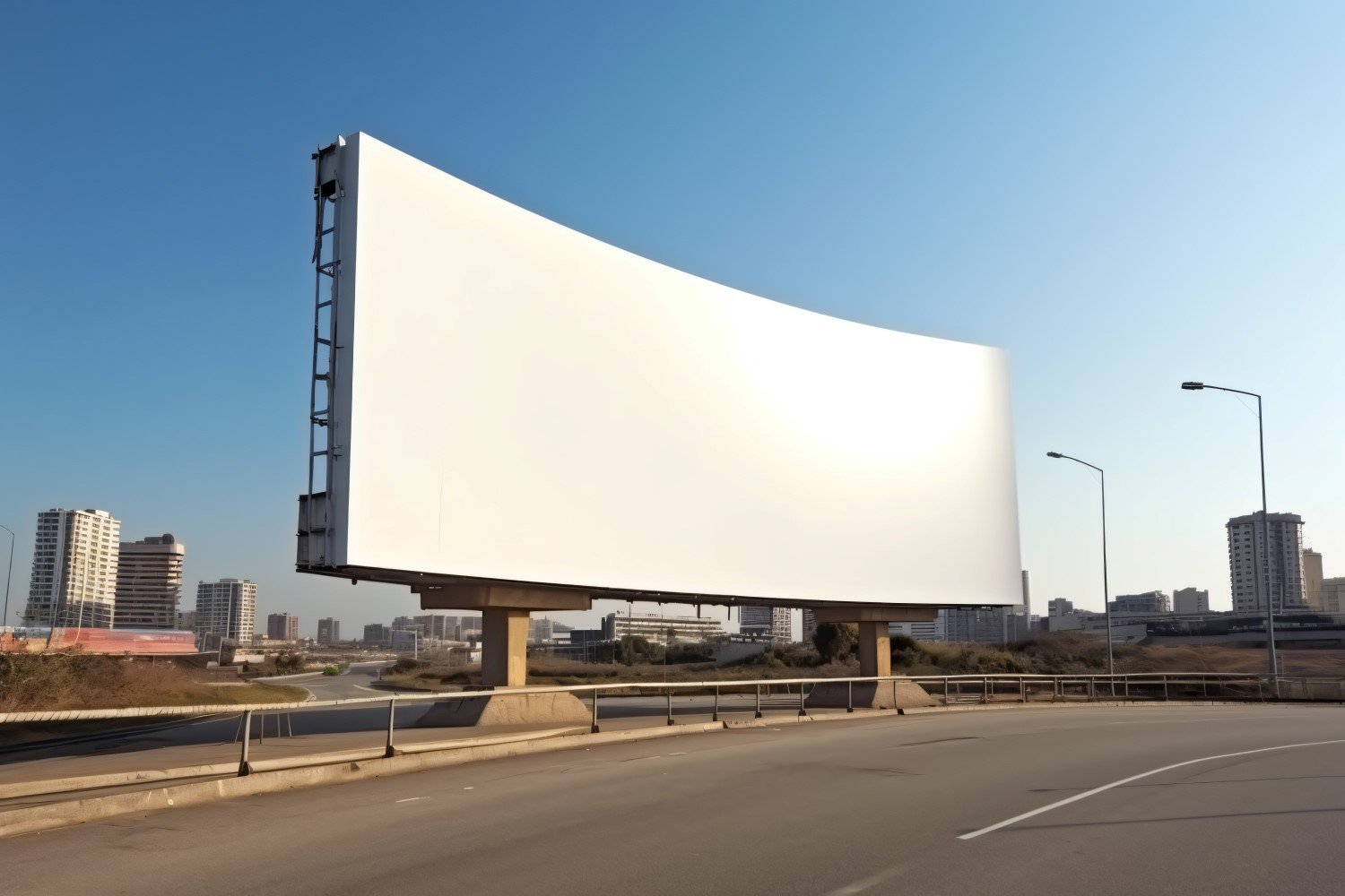 Roadside Billboard Advertisement Mockup 99