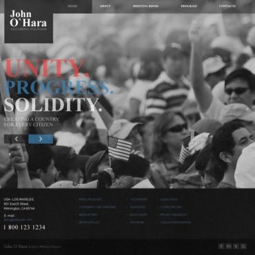 O Hara Responsive Website Templates 41280