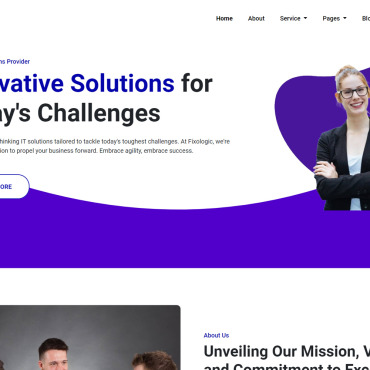 Bootstrap Business Responsive Website Templates 412000