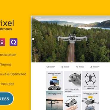 Camera Drone WooCommerce Themes 412003