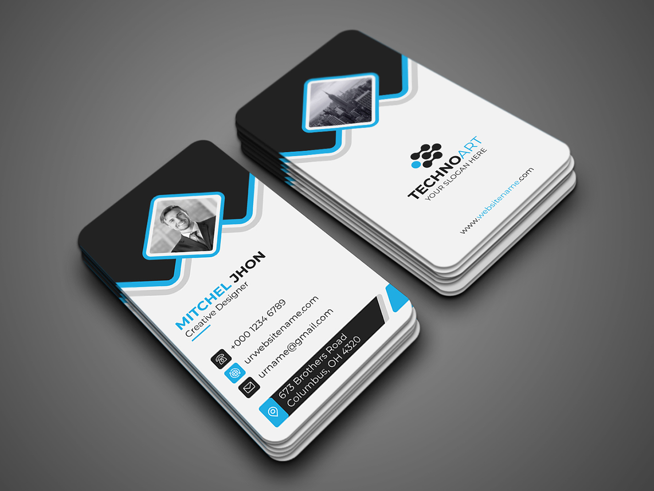 Corporate Business Card 164