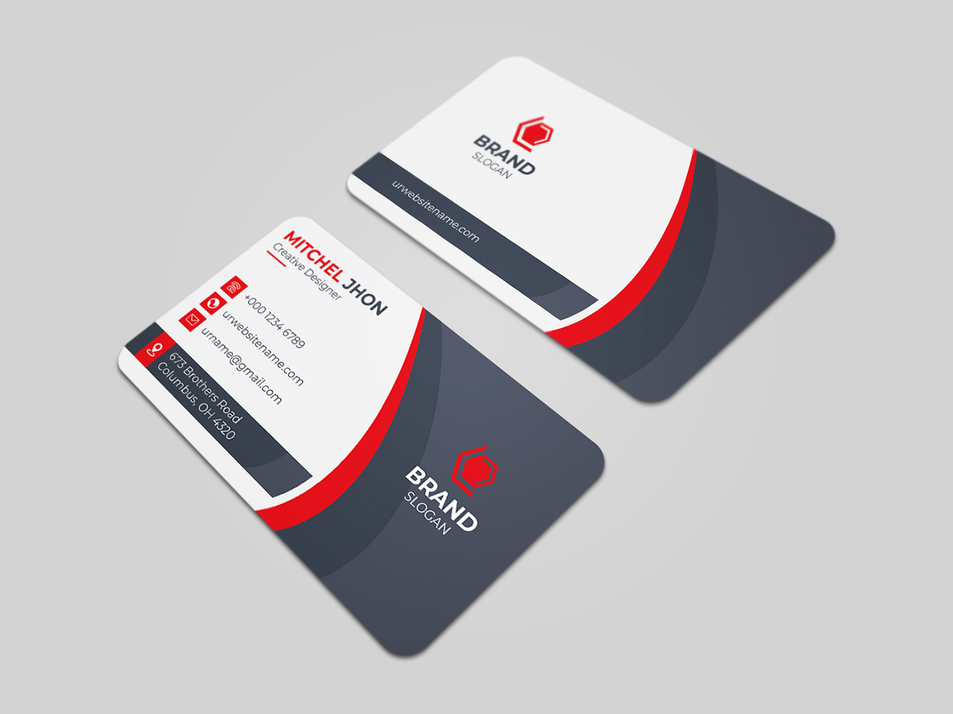 Corporate Business Card 174