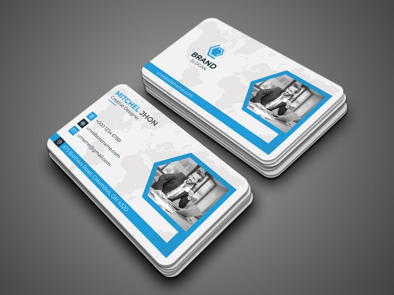 Corporate Business Card 175