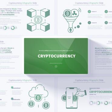 Cryptocurrency Blockchains PowerPoint Templates 412076