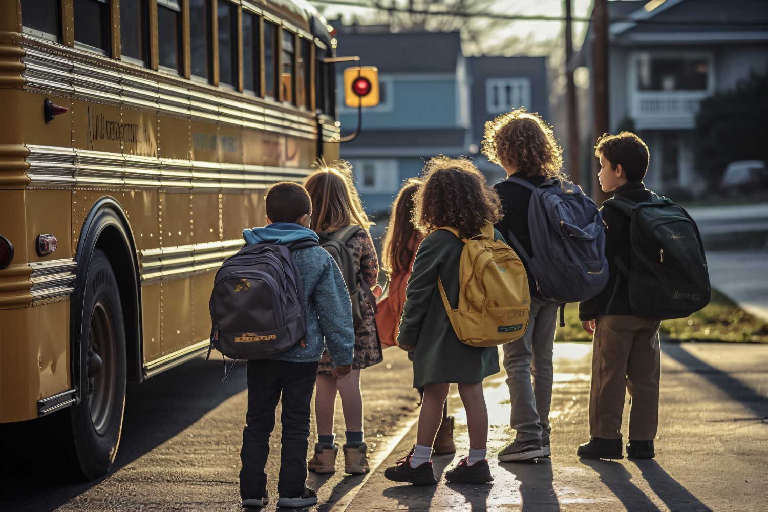 School Rush Kids, Backpacks, and Bus Rides 80