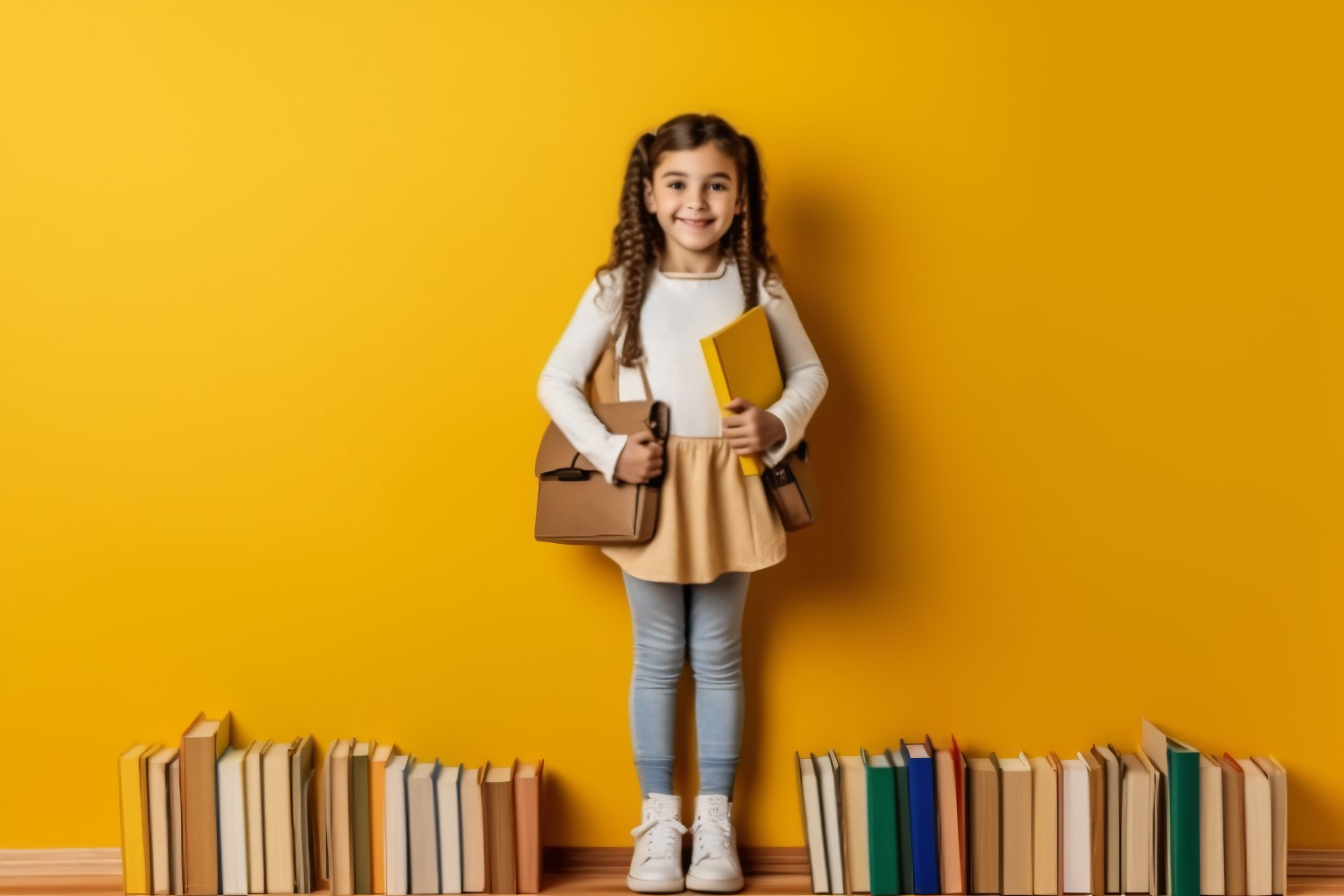 Backpacks and Books Kids Headed for School Fun 270