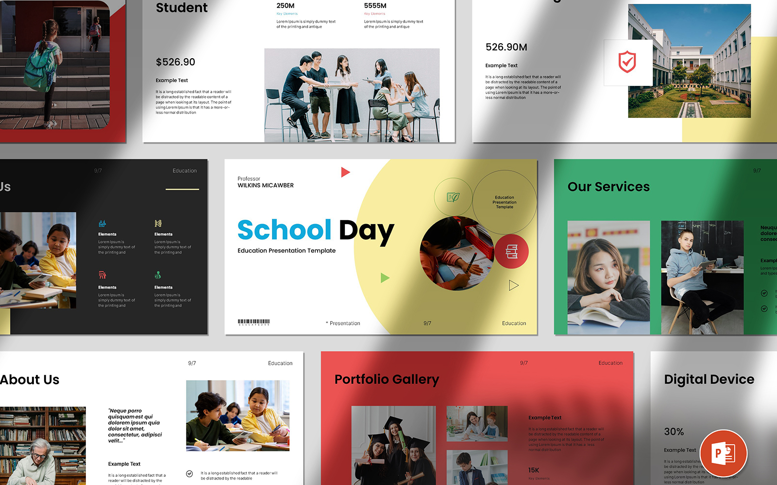 School Day PowerPoint Presentation Template