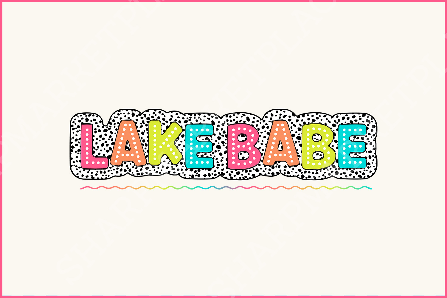 Lake Babe, Trendy Aesthetic PNG Designs for Sublimation - Dalmatian, Vacation, Beach Lake Life Days