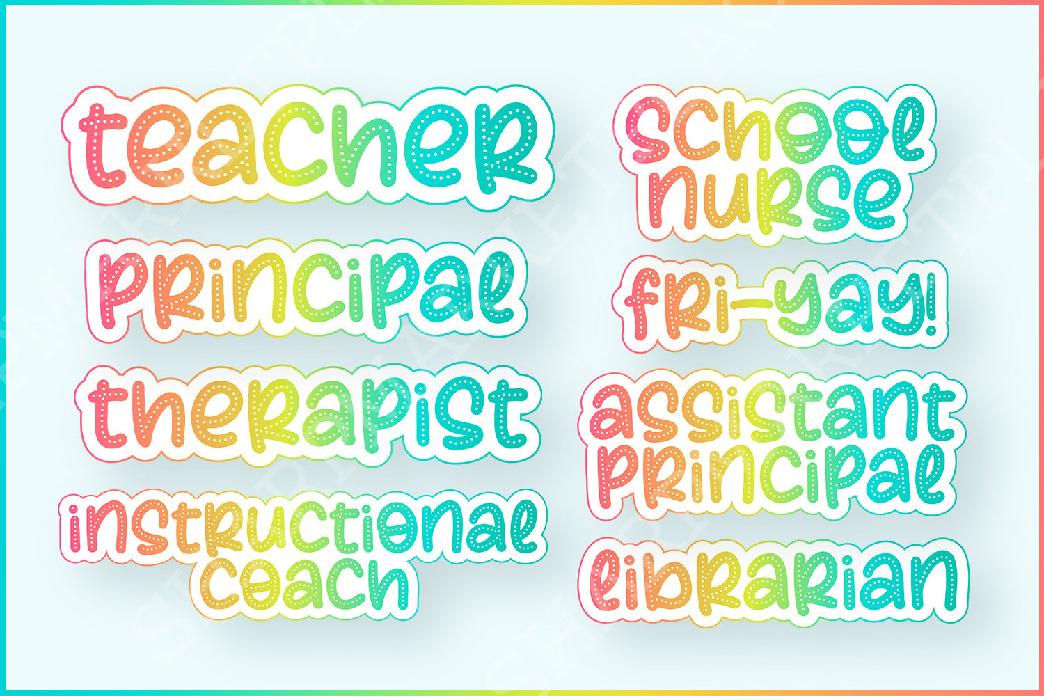 Teacher Dalmatian Bundle Png, Custom Teacher Appreciation, Sublimation Download, Digital File Png