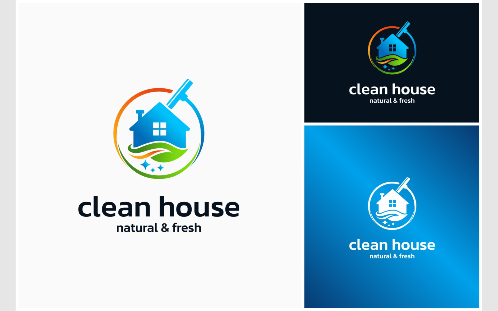 Clean House Natural Cleaning Logo