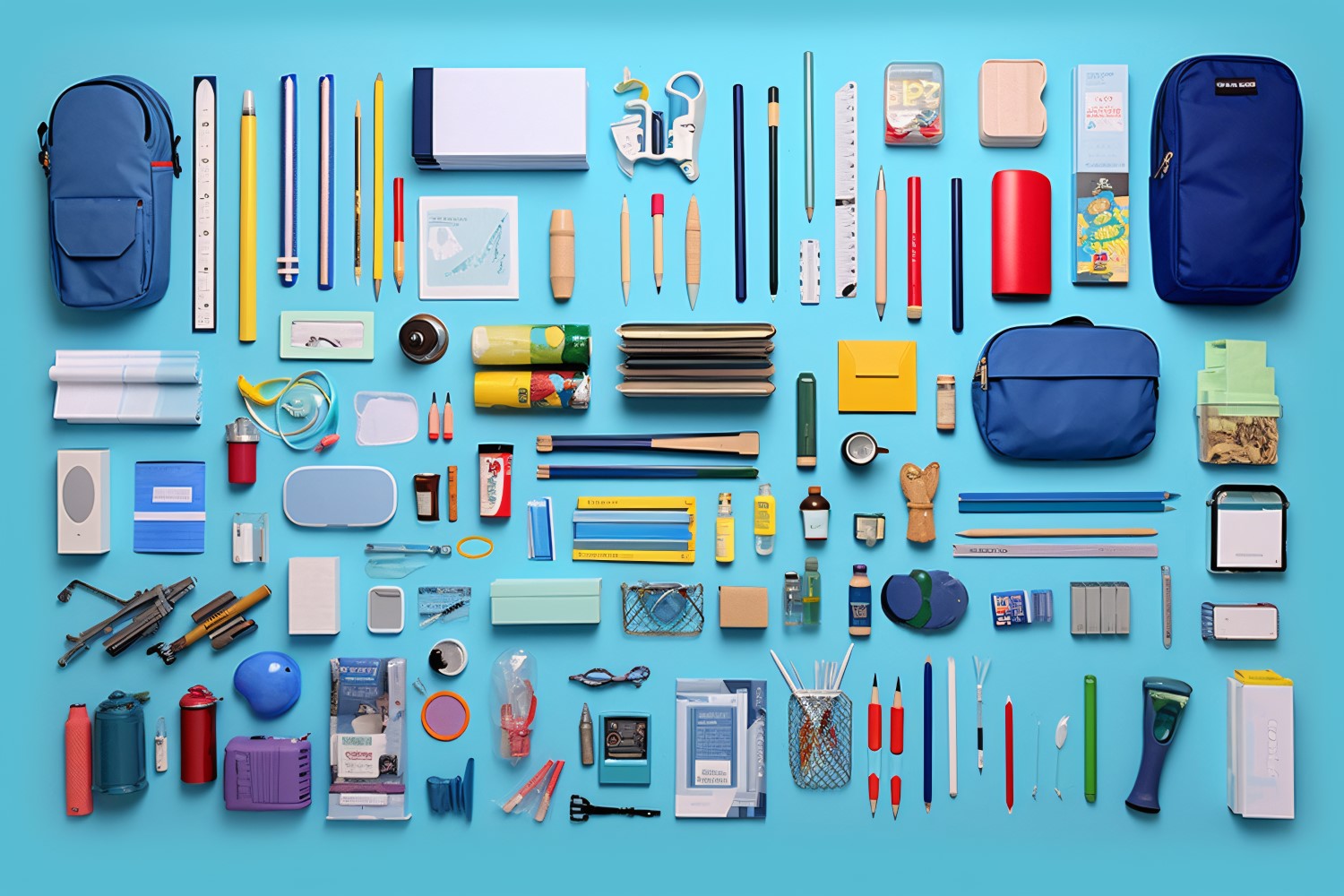 Colourful Chaos School Supplies in Abundance 18