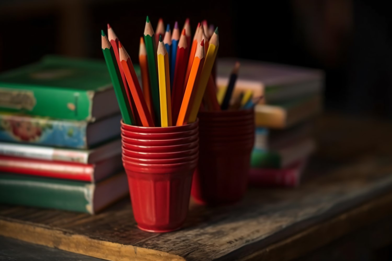 Back to School Bliss Books and Supplies Overflowing 40