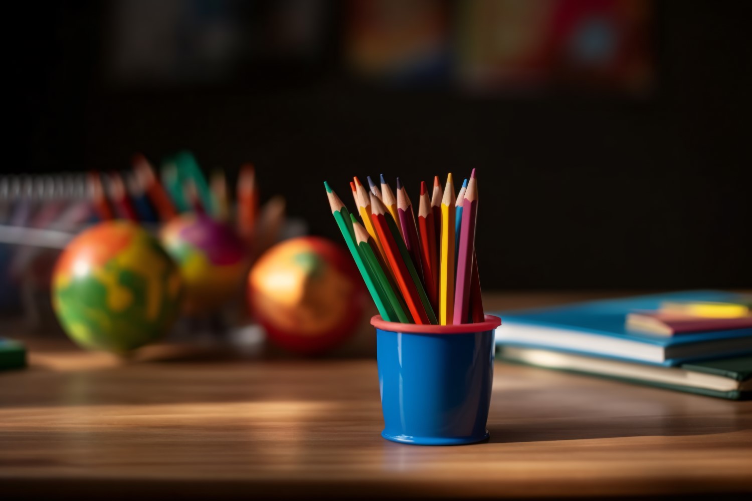 Colourful Pencil School Supplies 62