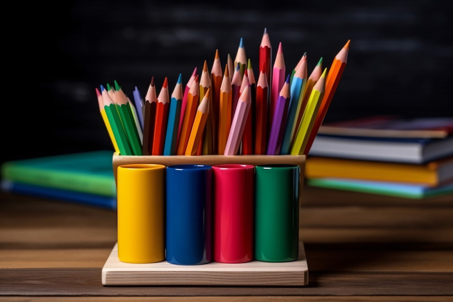 Colourful Pencil School Supplies 63