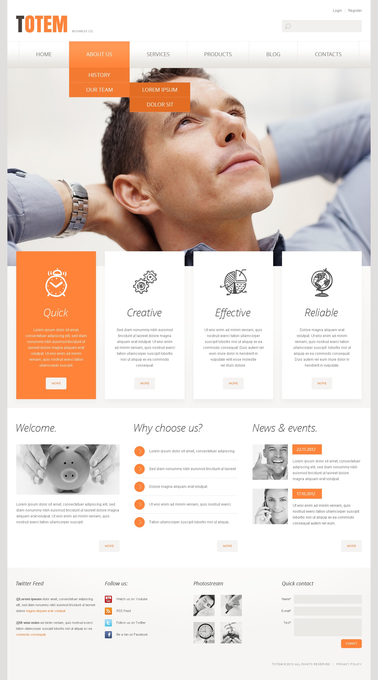 Consulting Responsive Website Template