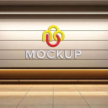 Metal Logo Product Mockups 413040