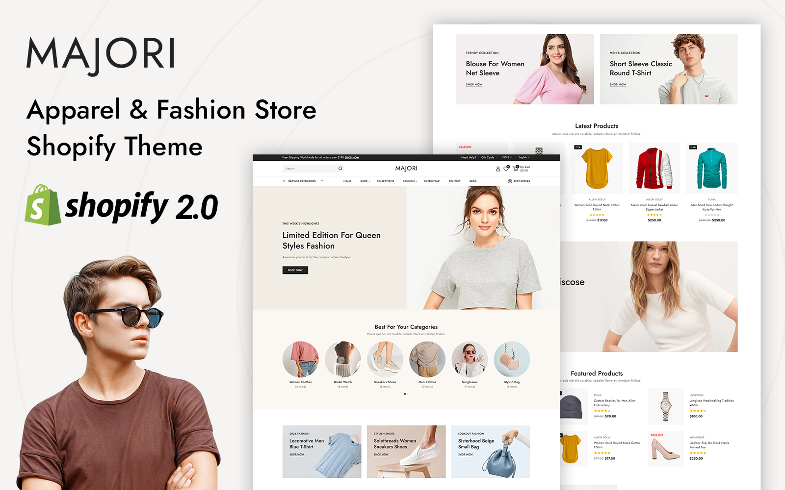 Majori - Fashion, Apparel and Clothing Store Shopify 2.0 Responsive Theme