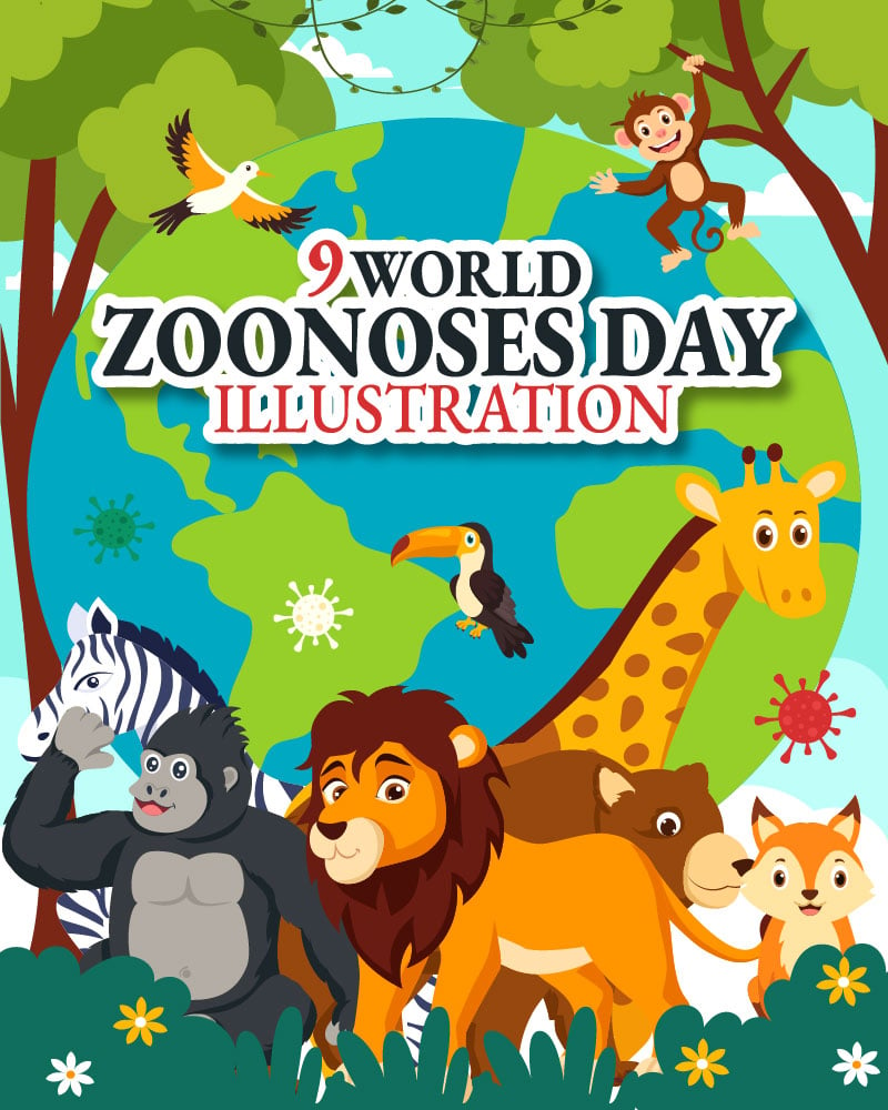 9 World Zoonoses Day Illustration