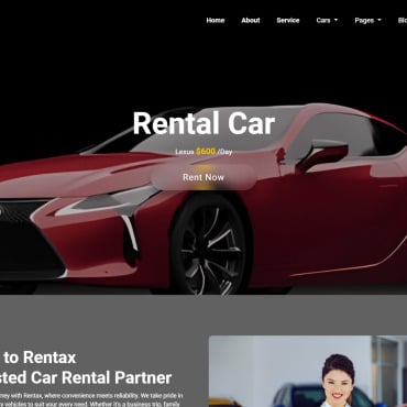 Auto Automobile Responsive Website Templates 413229