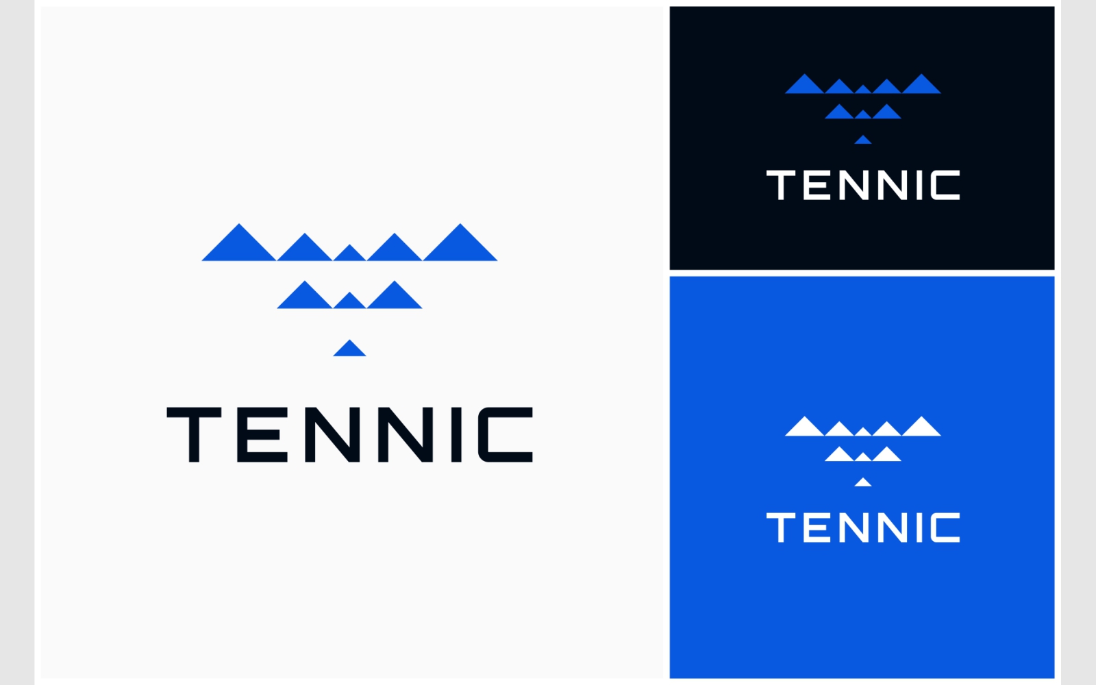 Letter T Geometric Futuristic Logo