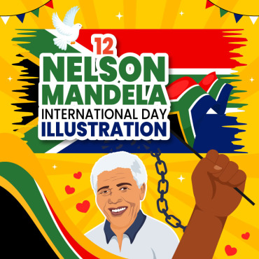 Mandela International Illustrations Templates 413294