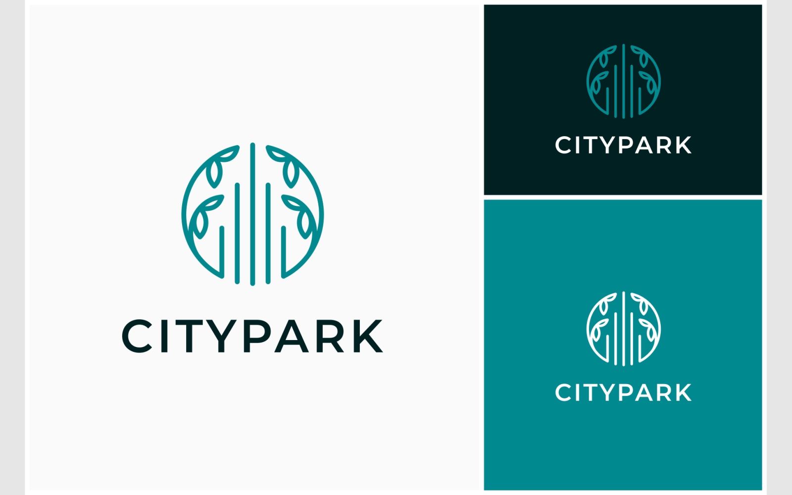 City Building Leaf Branch Logo