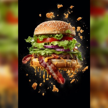 <a class=ContentLinkGreen href=/fr/kits_graphiques_templates_illustrations.html>Illustrations</a></font> burger grillades 413379