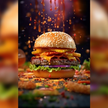 <a class=ContentLinkGreen href=/fr/kits_graphiques_templates_illustrations.html>Illustrations</a></font> burger grillades 413380